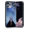 Satoru Gojo Jujutsu Kaisen Coque de protection en verre trempé pour iPhone 7/8/SE 2020