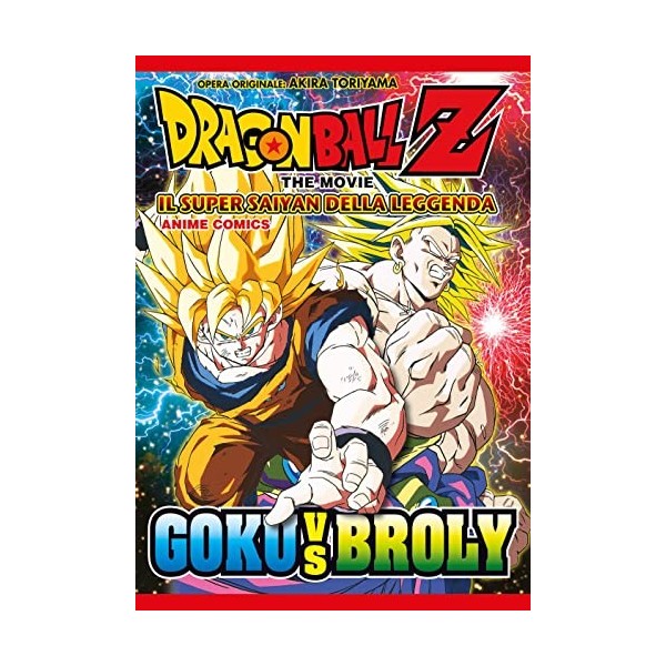 Il super saiyan della leggenda. Dragon Ball Z the movie. Anime comics