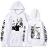 zhedu Jujutsu Kaisen Gojo Satoru Sweat à Capuche Imprimé Hommes Mode Hip Hop Hauts Pullover Poche ​Sweats Automne Cosplays à 