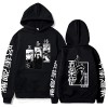 zhedu Jujutsu Kaisen Gojo Satoru Sweat à Capuche Imprimé Hommes Mode Hip Hop Hauts Pullover Poche ​Sweats Automne Cosplays à 