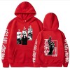 zhedu Jujutsu Kaisen Gojo Satoru Sweat à Capuche Imprimé Hommes Mode Hip Hop Hauts Pullover Poche ​Sweats Automne Cosplays à 
