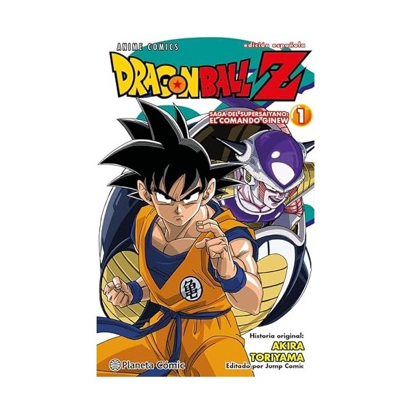Dragon Ball Z Anime Comics Saga del comando Ginew nº 01/06
