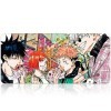 Tapis de souris Jinxy Jujutsu Kaisen Grande taille Anime japonais Manga Tapis de souris imperméable en caoutchouc avec design