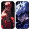 2 Pièces Coque pour Apple iPhone 14 Plus 6.7, avec Anime motif Jujutsu Kaisen Gojo Satoru Itadori Yuji Manga Antichoc TPU S