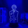 ItoNC Anime Jujutsu Kaisen LED Veilleuse Satoru Gojo Lampe pour Chambre Décor Anniversaire Cadeau Lumière Gadget 7 Couleur Ta