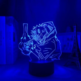 ItoNC Anime Lampe Jujutsu Kaisen LED Veilleuse pour Chambre Décor Veilleuse Cadeau dAnniversaire Lumière Jujutsu Kaisen 7 Co