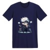 IBWC Anime Jujutsu Kaisen T - Shirt Noir Oversize Hip Hop Loisirs Collège Vent Unisexe T - Shirt-color03||XL
