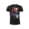 Fashion UK T-shirt Jujutsu Kaisen Modèle Personnages Noir 100 % Coton Manches Courtes Produit officiel Tailles pour Adulte Ga