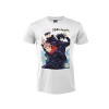Fashion UK T-shirt Jujutsu Kaisen Modèle Personnages Blanc 100 % Coton Manches Courtes Produit officiel Tailles pour Adulte G
