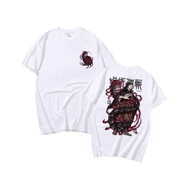 T-Shirt Jujutsu Kaisen Unisexe Fushiguro Toji Décontracté Streetwear à Manches Courtes Harajuku T-Shirt Anime Geto Suguru Cos