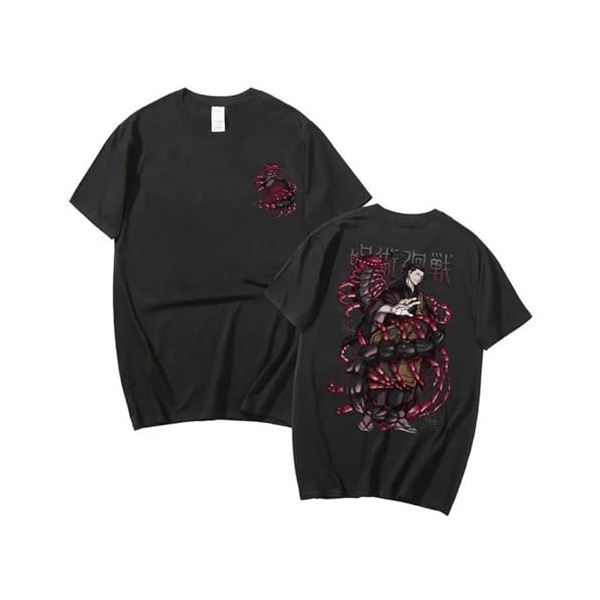 T-Shirt Jujutsu Kaisen Unisexe Fushiguro Toji Décontracté Streetwear à Manches Courtes Harajuku T-Shirt Anime Geto Suguru Cos
