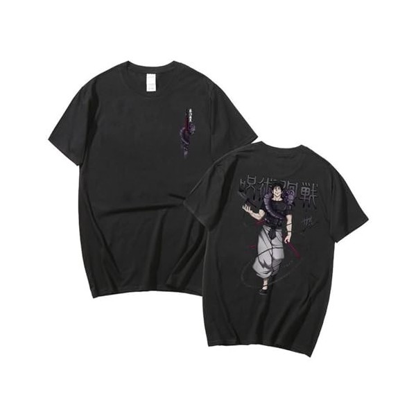 MDEM Anime Jujutsu Kaisen Fushiguro Toji Graphic Tshirt Men Fashion Cotton T Shirts Male Manga Loose Harajuku Short Sleeve T-