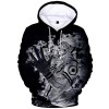AMOMA Cosplay Anime Jujutsu Kaisen Sweats à Capuche Unisexe T-Shirts à Manches Longues Gojo 3D Impression Sweatshirt XS,Comic