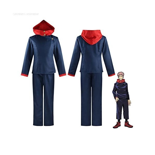 spier Jujutsu Kaisen Uniforme Costume Cosplay Costume pour Hommes Garçons, Performance Uniforme Tenues Cosplay Costume pour H
