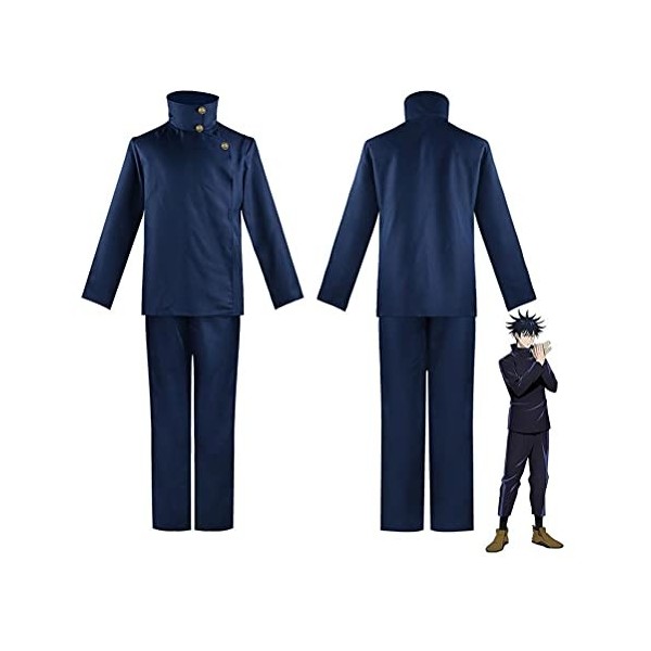 spier Jujutsu Kaisen Uniforme Costume Cosplay Costume pour Hommes Garçons, Performance Uniforme Tenues Cosplay Costume pour H