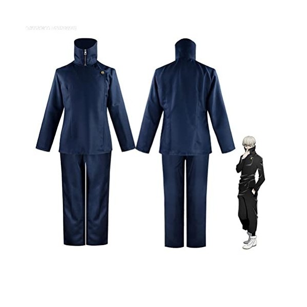 spier Jujutsu Kaisen Uniforme Costume Cosplay Costume pour Hommes Garçons, Performance Uniforme Tenues Cosplay Costume pour H