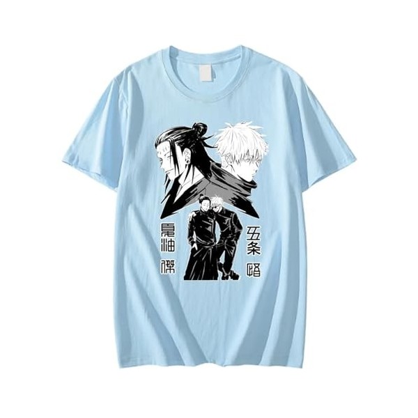 Suguru Getou T-Shirts Satoru Gojou T-Shirts Jujutsu Kaisen Basic T-Shirts Sport Suguru Geto Vêtements Jujutsu Kaisen T-Shirts