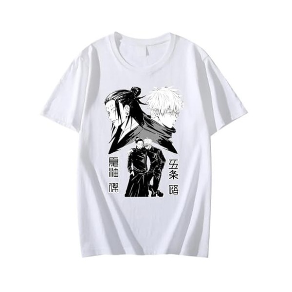 Suguru Getou T-Shirts Satoru Gojou T-Shirts Jujutsu Kaisen Basic T-Shirts Sport Suguru Geto Vêtements Jujutsu Kaisen T-Shirts