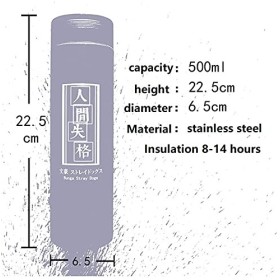 Bouteilles deau pour Anime Naruto, bouteille isotherme en acier inoxydable, accessoires de camping portables pour cadeau da