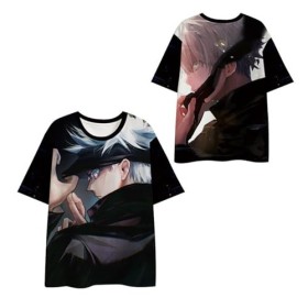 flowereyes Anime 3D imprimé Jujutsu Kaisen T-Shirt Sukuna Itadori Yuji Satoru Gojo Personnalisé Casual Plus Size T-Shirt