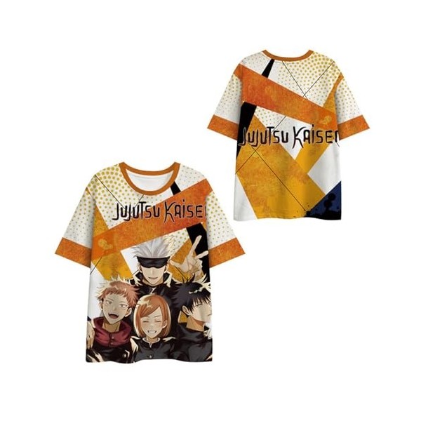 flowereyes Anime 3D imprimé Jujutsu Kaisen T-Shirt Sukuna Itadori Yuji Satoru Gojo Personnalisé Casual Plus Size T-Shirt