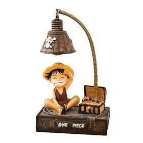 ALTcompluser One Piece Lampe de chevet LED Lampe de bureau Décoration pour chambre denfant ou salon
