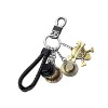 LbsAMP Porte-Clés One Piece Straw Hat Luffy Keychain Pendentif Squelette Pirates Keyring Anime Porte Clés Créatif Cosplay ave