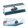 Tuzsocr Bandai One Piece Model Ship,Black Pearl Pirate Ship,Titanic Toy Cadeau,Modèle Fluide de Bateau de croisière en Acryli