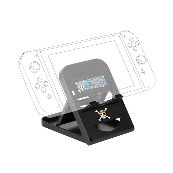 Konix One Piece Support Stand pour consoles Nintendo Switch, Switch Lite et Switch OLED - Noir