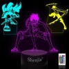 Shenjia 3d Led ONE PIECE Veilleuse Personnage Marchandise Lampe pour Enfants Maison Chambre Décoration Coloré Veilleuse Cadea
