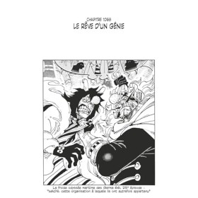 One Piece édition originale - Chapitre 1068 : Le rêve dun génie One Piece Chapitres 