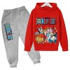 2022 Anime One Piece Enfants Survêtements Ensemble Luffy Sweat À Capuche Top Casual Pull À Capuche et Joggers Pantalons pour 