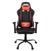 Konix One Piece Chaise de bureau gaming - Inclinaison siège 150° - Cuir polyuréthane lisse - Noir et rouge
