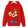 Anime One Piece Sweat À Capuche Luffy Garçons Sweat Printemps Automne Hiver Pull pour Enfants 4 5 6 7 8 9 10 11 12 13 14 Ans