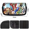 IFHDO Étui à Crayons Animé Trousse à Crayon avec Dessin Animé One Piece Trousse à Crayons Grande Capacité Fournitures de Bure