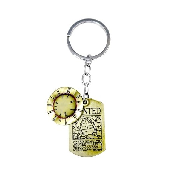 PQKL-party Porte Clef One Piece, Porte Clé One Piece, Keychain One Piece, Porte Clef Kawaii Anime, Accessoire Personnalisés C
