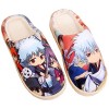 WANHONGYUE Anime One Piece Luffy Pantoufles de Maison Homme Femme Hiver Peluche Chaude Chaussons Intérieur Extérieur Antidéra