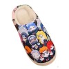 WANHONGYUE Anime One Piece Luffy Pantoufles de Maison Homme Femme Hiver Peluche Chaude Chaussons Intérieur Extérieur Antidéra