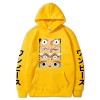 Sybnwnwm One Piece Sweats à Capuche Hoodie Luffy Zoro Chopper Imprimé Pull Anime Sweats à Capuche Hoodies Longues Sweatshirt 