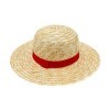thematys One Piece Luffy Hat Hat | Monkey D. Ruffy Chapeau de pirate en paille | Anime Manga Cosplay Carnaval Festival | Casq