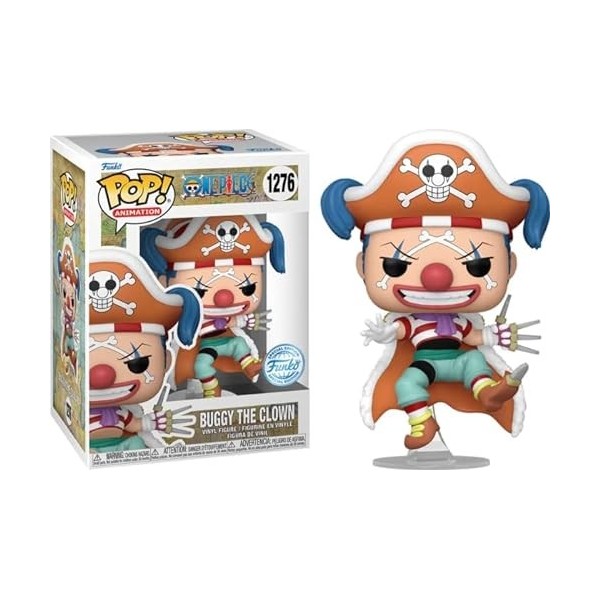 Funko Pop! One Piece 1276 Buggy The Clown Sticker Special Edition FUN66428