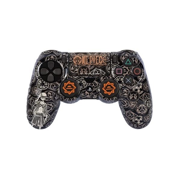 FR-TEC One Piece Coque + Grips pour Manette Luffy pour Playstation 4