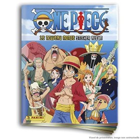 Panini - Album Luffy One Piece The New World avec carte de gamme, 004382AF - Édition française
