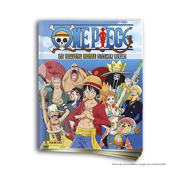 Panini - Album Luffy One Piece The New World avec carte de gamme, 004382AF - Édition française