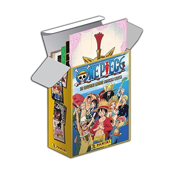 Panini - Album Luffy One Piece The New World avec carte de gamme, 004382AF - Édition française