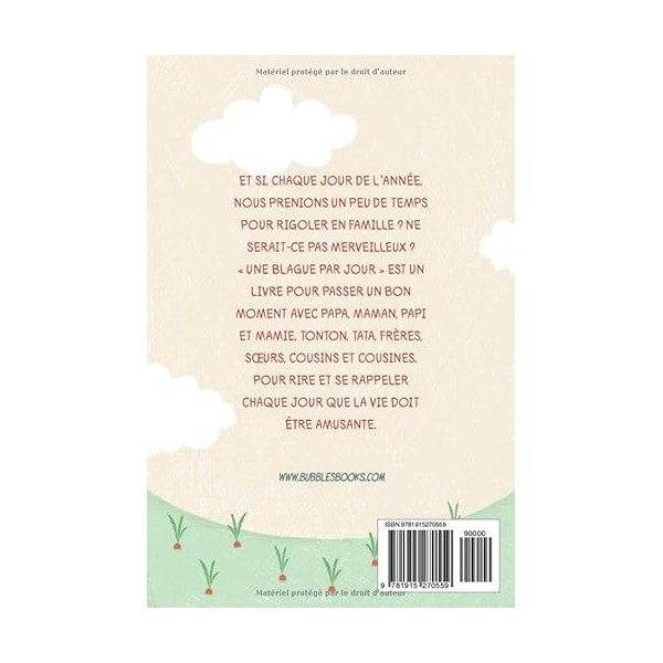 Une Blague Par Jour: 366 blagues à lire en famille | Livre de blagues pour les enfants de 8 à 12 ans.