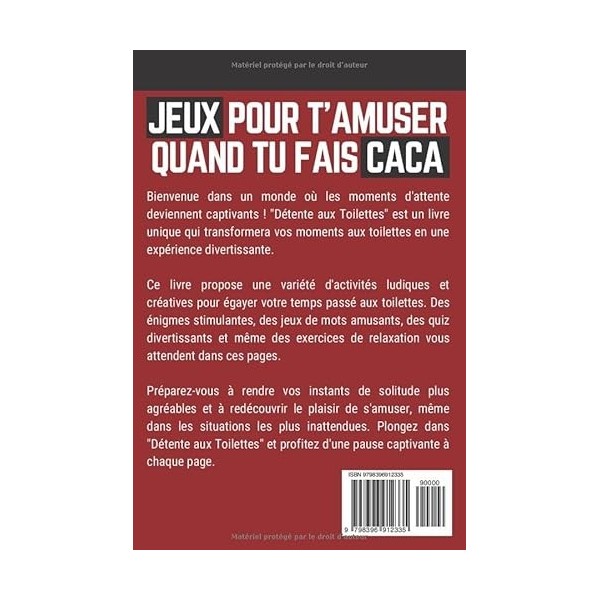 Cahier d’activités pour t’occuper quand tu fais caca: Livre de jeux pour se détendre aux toilettes énigmes blagues devinettes