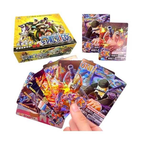 CBOSNF One-Piece Cartes Anime, One-Piece TCG Cards,One-Piece Trading Card Booster Box Anime Games, Anime Games Carte à Collec