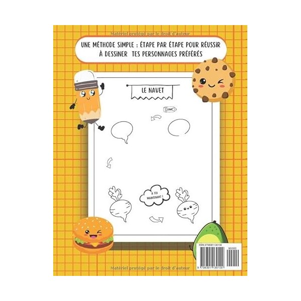 Apprendre à Dessiner Kawaii: 101 Kawaii Trop Mignons- Dessin Facile à faire pour Débutants-Méthode Simple pour Enfants 9-12 a