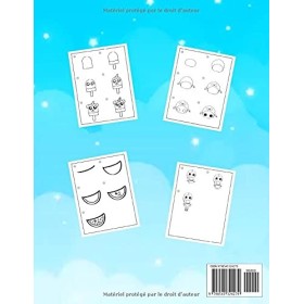 Apprendre à dessiner Kawaii: Livre de dessin Kawaii étape par étape pour les enfants | dessins super mignons - animaux, chibi